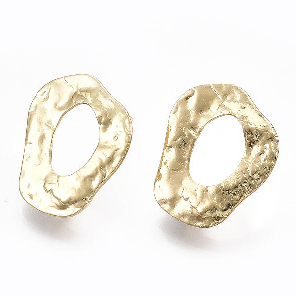 Brass Stud Earring Findings