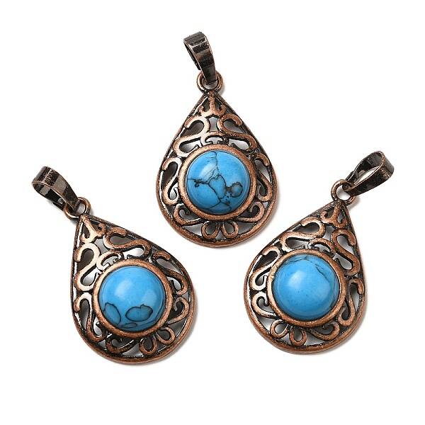 Synthetic Turquoise Pendants