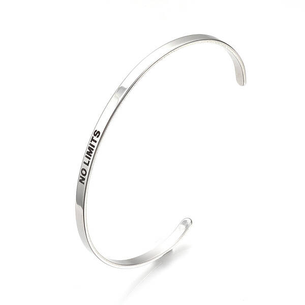 Tarnish Resistant 201 Stainless Steel Cuff Bangles