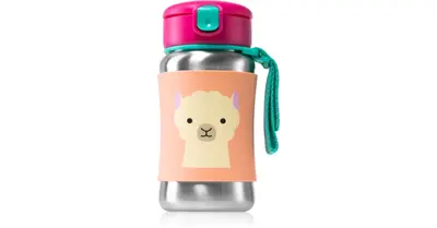 Skip Hop Zoo Llama Water Bottle with Straw 12 Months+ 350ml
