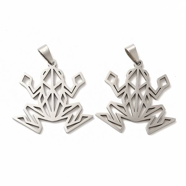 Non-Tarnish 201 Stainless Steel Origami Pendants