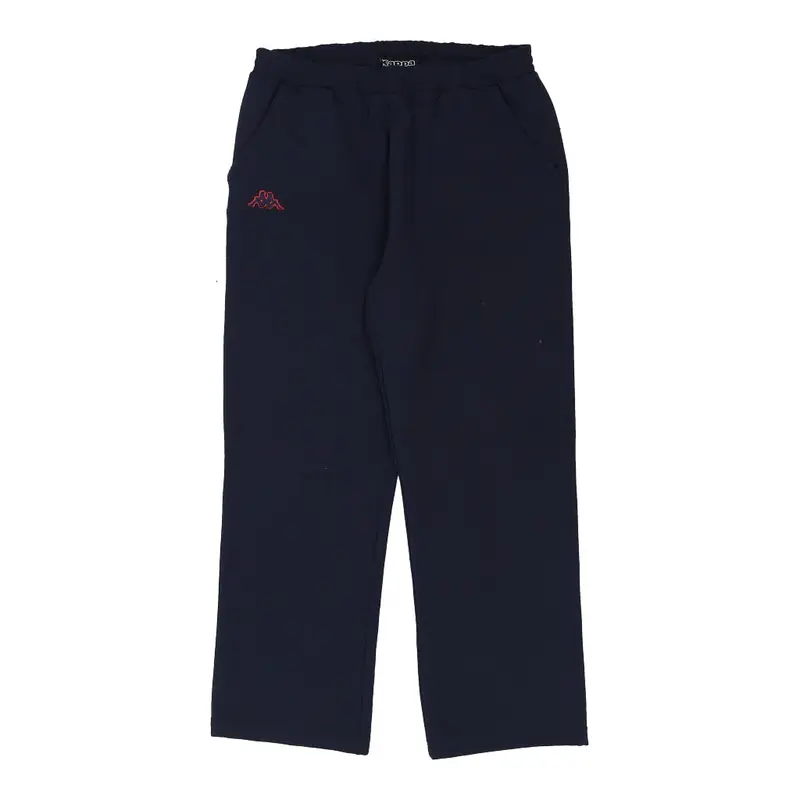 Kappa Joggers - Large Navy Cotton Blend