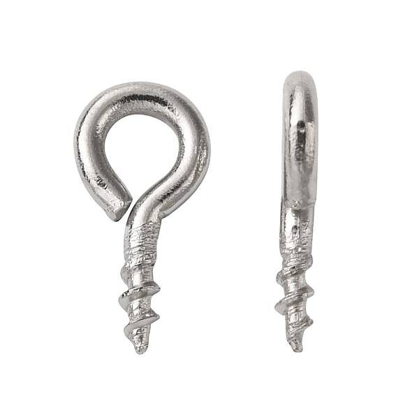 Tarnish Resistant 304 Stainless Steel Screw Eye Pin Peg Bails