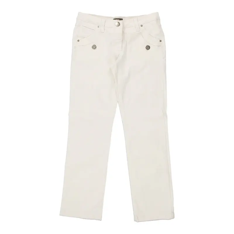 Iceberg Jeans - 32W UK 10 White Cotton