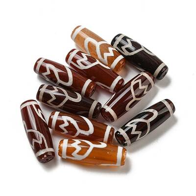 Tibetan Style dZi Beads Strands
