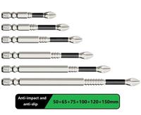 Impact non-slip cross head superhard strong magnetic electric screwdriver Hand drill Air covered S2 screwdriver set Hardware ...