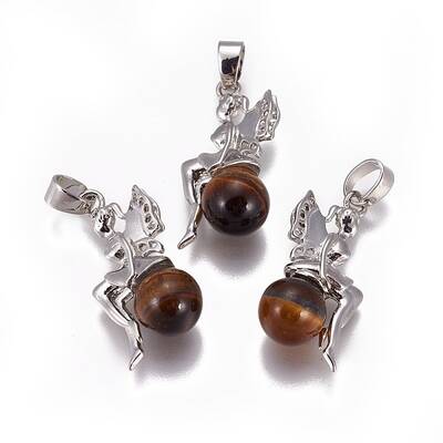 Natural Tiger Eye Pendants