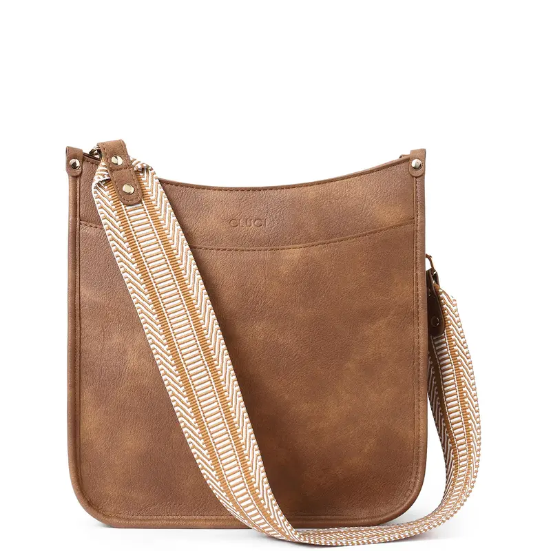 CLUCI falldealsforyou Crossbody Bags For Women Trendy Fashion Shoulder Bag Vegan Leather Purse For Ladies iPad with Two Strap...