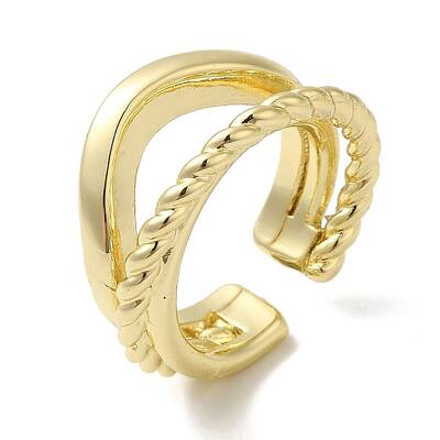 Brass Open Cuff Rings