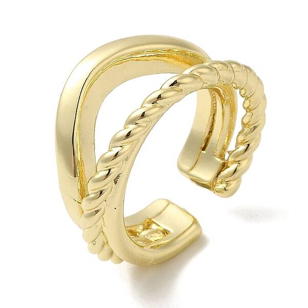 Brass Open Cuff Rings