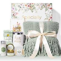 MAYICIVO Women Self Care Spa Gift Basket, Vanilla Coconut Fragrance Birthday Mother's Day Anniversary Gift Set, Sympathy Comf...