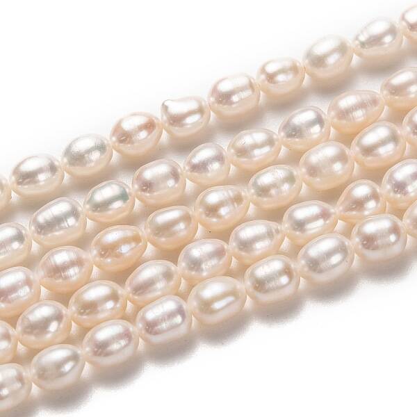 Natural Cultured Freshwater Pearl Beads Strands