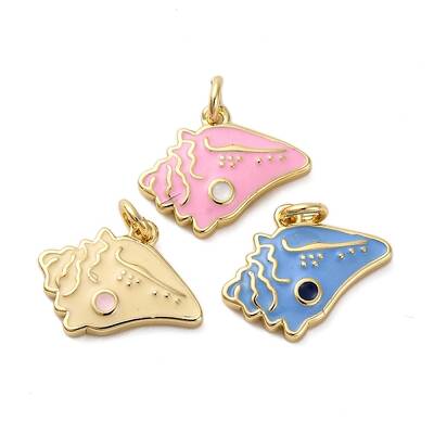 Brass Enamel Charms