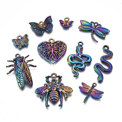 Rainbow Color Alloy Pendants