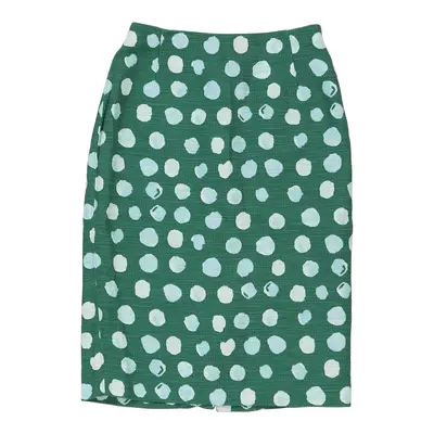 Max Mara Skirt - 26W UK 6 Green Cotton Blend
