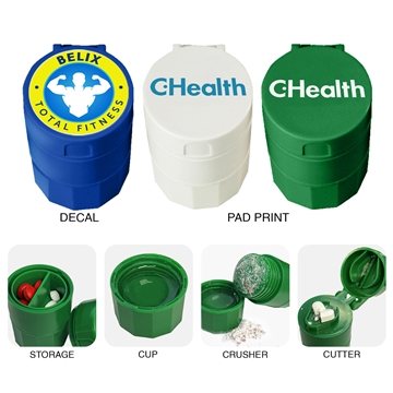 200 Promotional 4-in-1 Pill Box - Multi-Function