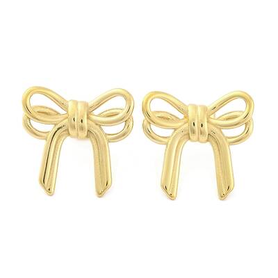 Ion Plating(IP) 304 Stainless Steel Stud Earrings for Women
