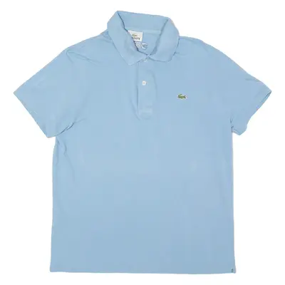 LACOSTE Mens Polo Shirt Blue M