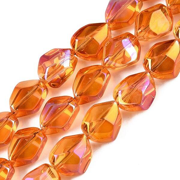 Electroplate Glass Beads Strands