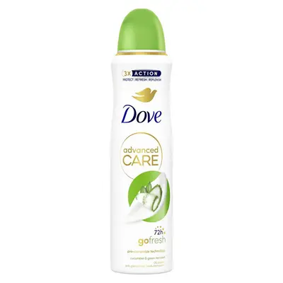 Dove Advanced Care Cucumber & Green Tea Antiperspirant Spray 150ml