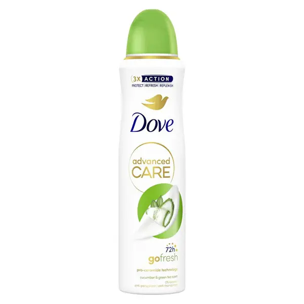 Dove Advanced Care Cucumber & Green Tea Antiperspirant Spray 150ml