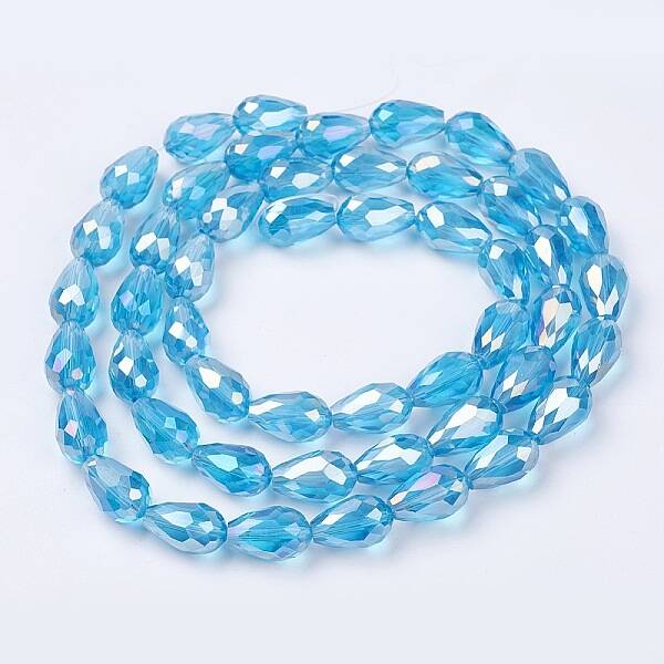 Electroplate Glass Beads Strands