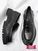 Men's Casual Plain Color Loafers, Fashionable Pu Leather Slip-on Shoes for Daily Wear, Footwear, Lightweight Breathable Comfo...