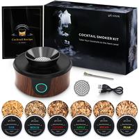 Yilador Electric Cocktail Smoker Kit, Drink Cocktail Kit for Old Fashioned Bourbon Whiskey etc., 6 Flavours Wood Chips, Bar S...