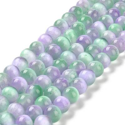 Natural Selenite Beads Strands