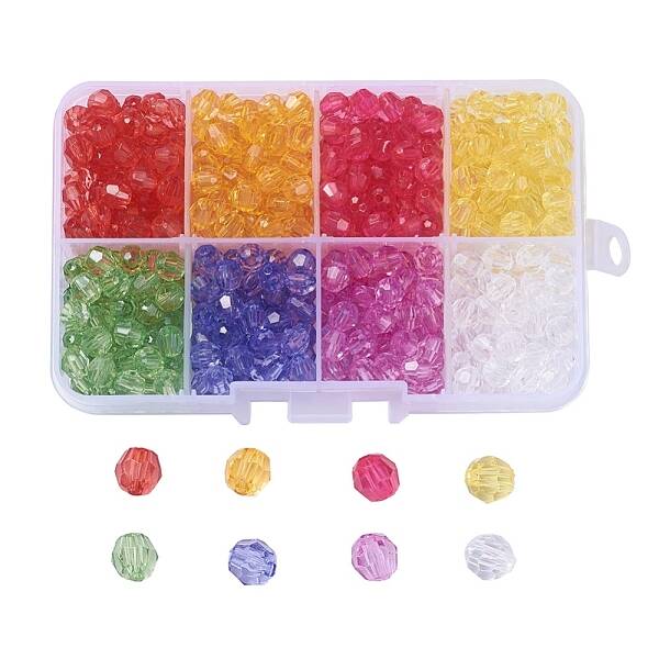 Transparent Acrylic Beads