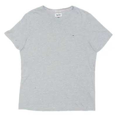 TOMMY HILFIGER Hilfiger Denim Boys T-Shirt Grey USA L