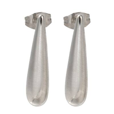304 Stainless Steel Teardrop Stud Earrings for Women