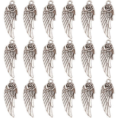 100Pcs Tibetan Style Alloy Pendants
