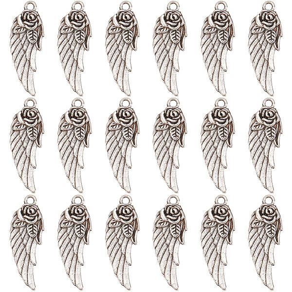 100Pcs Tibetan Style Alloy Pendants