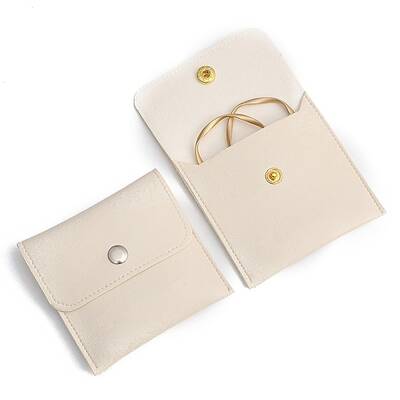 PU Leather Jewelry Pouches