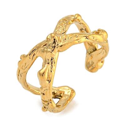 304 Stainless Steel Cuff Open Rings for Women