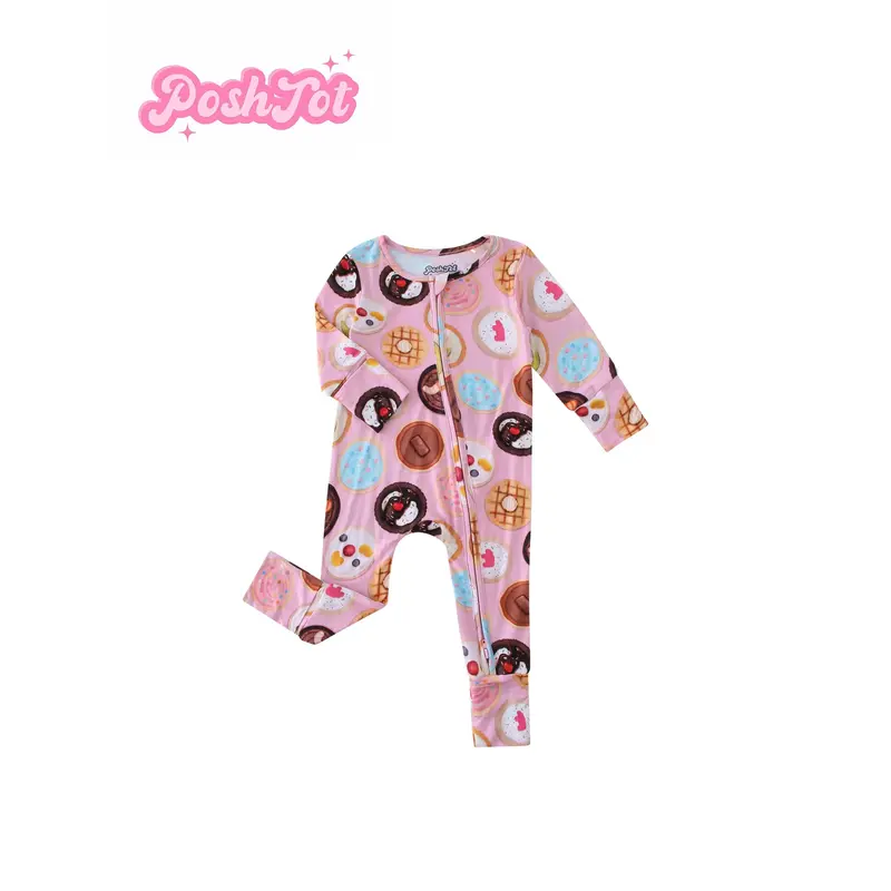 POSHTOT Biscuit Printed Bamboo Fiber Breathable Bamboo Fiber Baby Long Sleeve Pants Tights. Comfortable Fit, Cute, Baby Two-w...