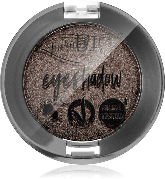 puroBIO Cosmetics compact eyeshadow color 19 Intense Gray 2,5 g