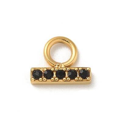 Ion Plating(IP) 304 Stainless Steel with Rhinestone Charms