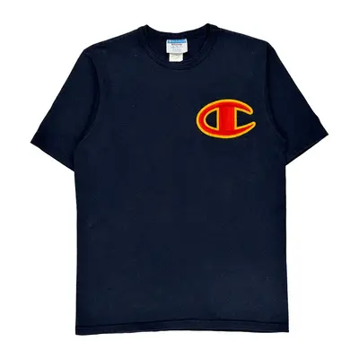 Champion T-Shirt - Medium Navy Cotton