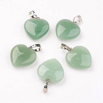 Natural Green Aventurine Pendants