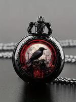 Vintage Quartz Pocket Watch, Round Dial Alloy Watch for Men, Fashion Watch for Party, Daily Clothing Decor, Trendy All-match ...