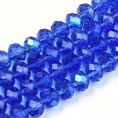 Electroplate Glass Beads Strands