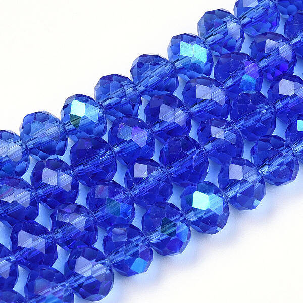 Electroplate Glass Beads Strands
