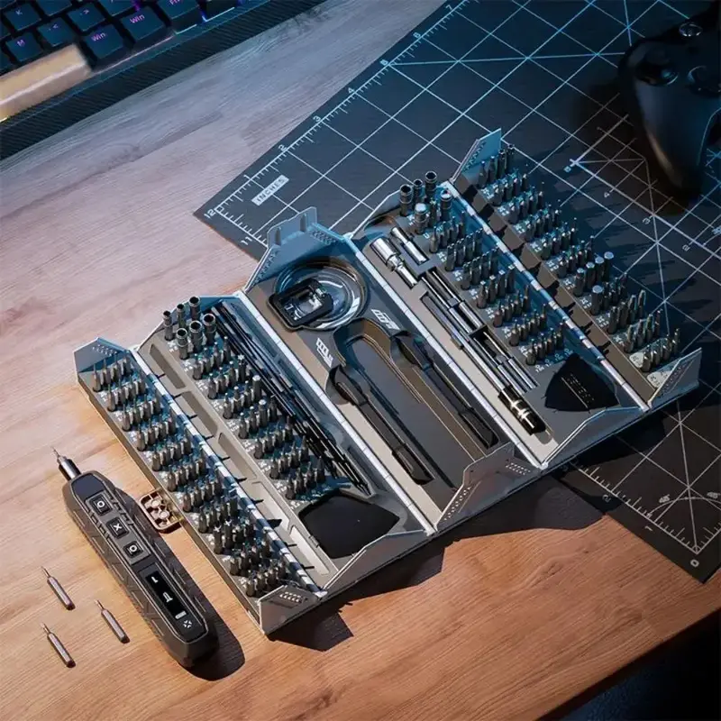 JAKEMY 180-in-1 Electric Screwdriver Set, 3-speed Torque Adjustment Screwdriver Set for Phone/Notebook/Computer/Camera/Watch...