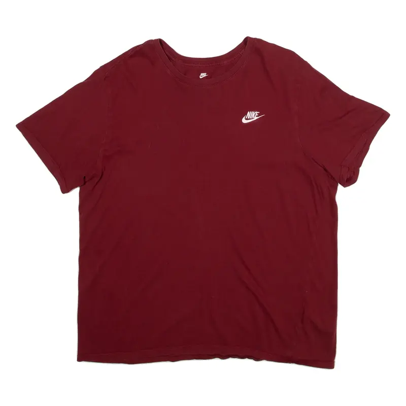 NIKE Athletic Cut Mens T-Shirt Red XL