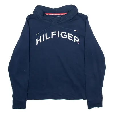 TOMMY SPORT Mens Sweatshirt Blue Roll Neck M