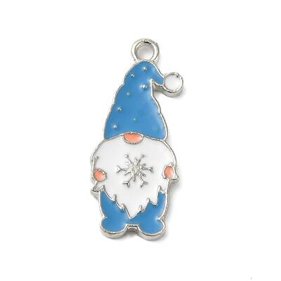 Winter Theme Alloy Enamel Pendants