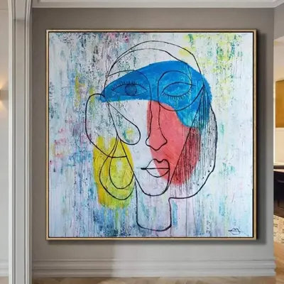 Large Wall Art Canvas Colorful Painting Painting Art Painting Abstract Oil Canvas | WOMEN'S DREAMS
