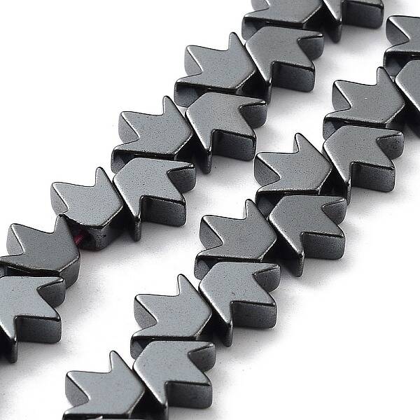Synthetic Non-Magnetic Hematite Beads Strands